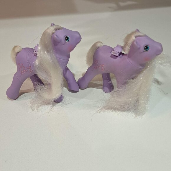 Qty 2 forget me not flutter my little pony toy ponies horse mlp G1 - Picture 6 of 7